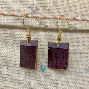 ♻️ Recycled Paper Earrings